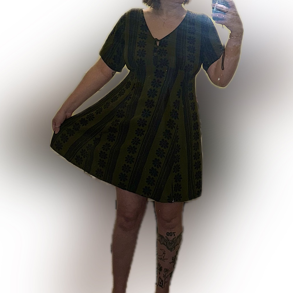 90s passport baby doll dress